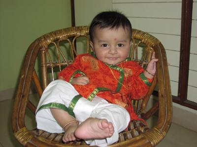 Baby  Dress Wear on Traditional Dress For Baby Boy For The Annaprashan Ceremoney