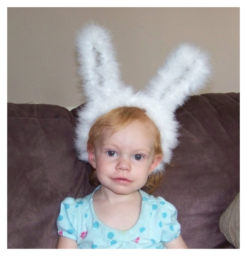 DIY baby bunny costume ears