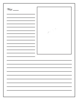 printable baby journal page