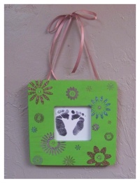 DIY baby nursery picture frame wall art