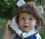 teddy bear baby hat pattern