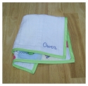 hand embroidered burp cloths