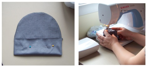 make a baby hat